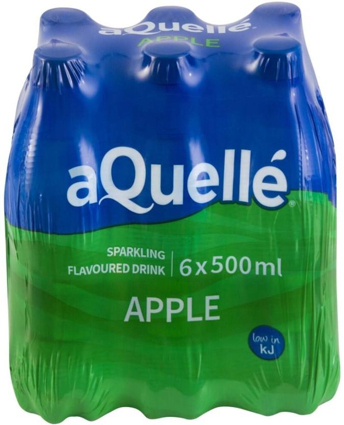 aQuelle Sparkling Apple Flavoured Water (6 x 750 ml)