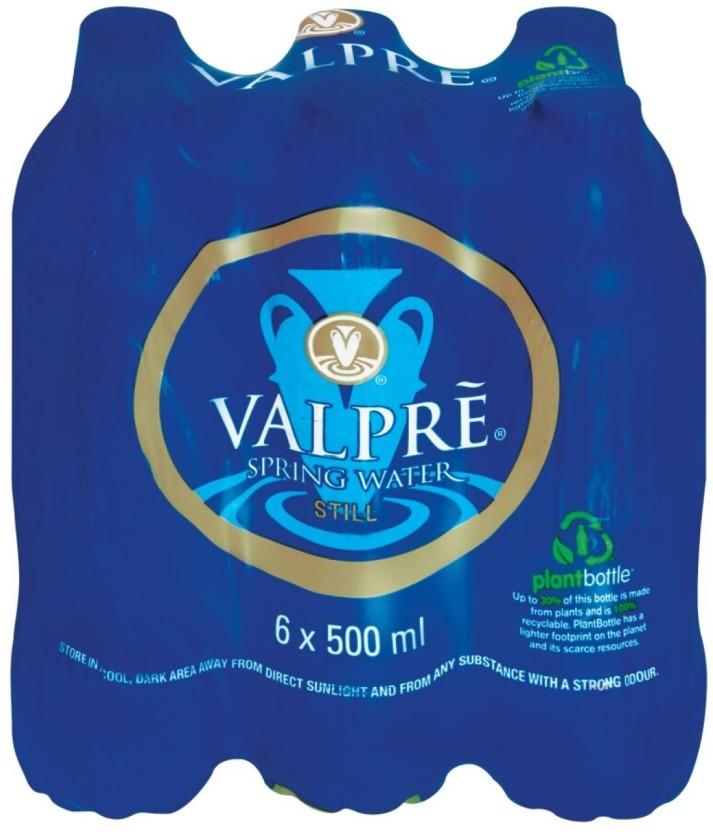 Valpre Still Spring Mineral Water (6 x 500 ml)