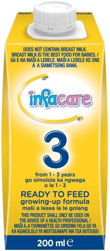 Infacare 3 Growing Up Formula Ready To Feed (200 ml, 12-36 Months)