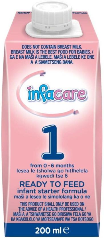 Infacare Ready To Feed 1 (200 ml, 0-6 Months)