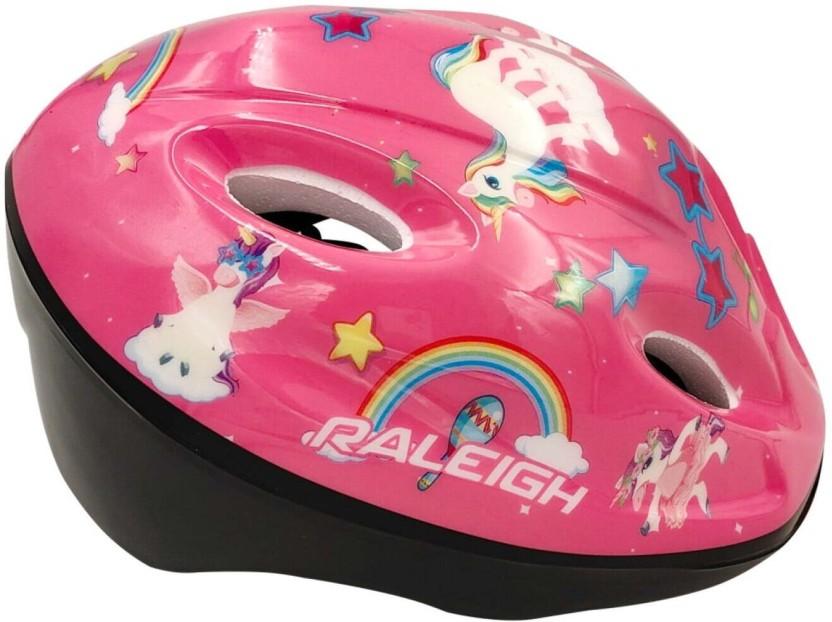 Raleigh Unicorn Helmet Cycling Open Face Helmet (Pink)