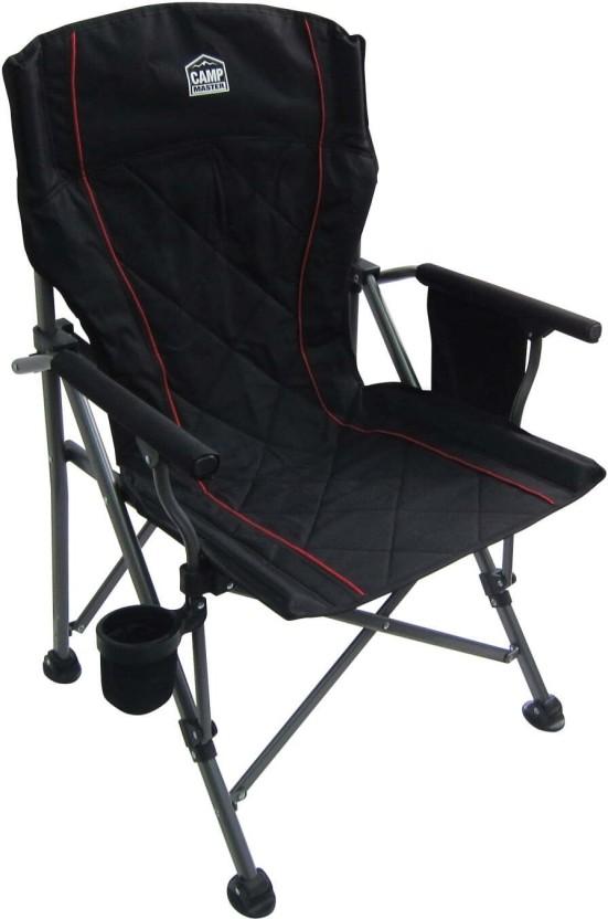 Camp Master Le Mans Hard Arm  Foldable Chair (Black)