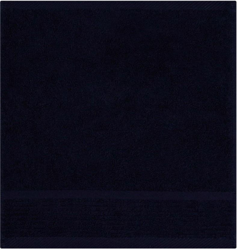 Colibri Capri Face Cloth Cotton Face Towel (Navy, 5.9 inch x 5.9 inch)