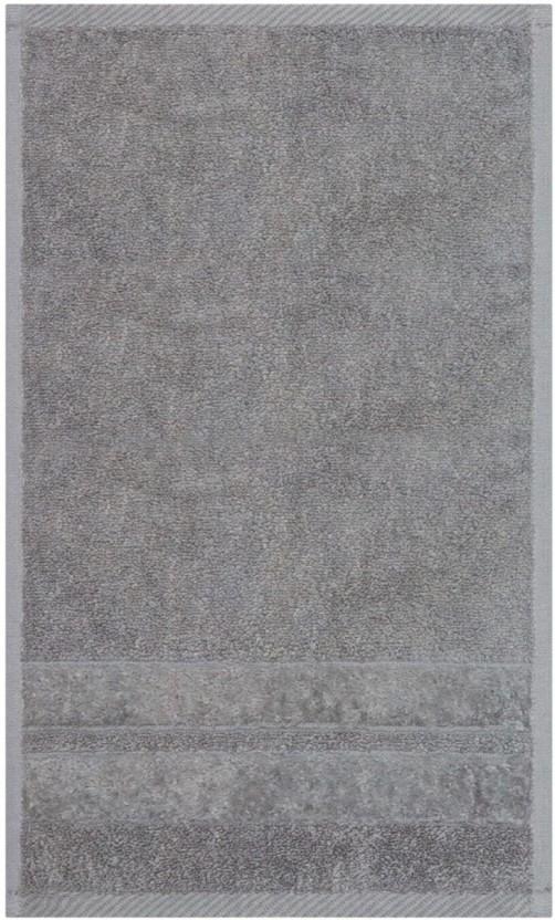 Glodina Zero Twist Guest Towel Cotton Guest Towel (Grey, 50 cm x 30 cm)
