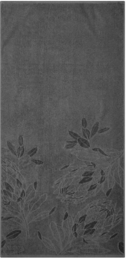 Glodina Kirstenbosch Bath Towel Cotton Bath Towel (Grey, 130 cm x 70 cm)