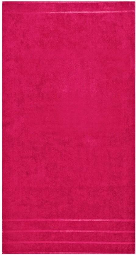 Colibri Capri Bath Towel Cotton Bath Towel (Fuchsia, 17 inch x 9.2 inch)