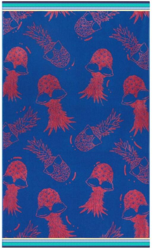 Colibri Velour Beach Towel Cotton Bath Towel (Multicolour, 14.8 inch x 8.5 inch)