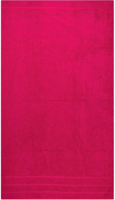 Colibri Capri Bath Sheet Cotton Bath Sheet Towel (Fuchsia, 14.8 inch x 8.4 inch)