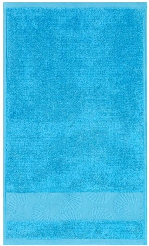 Home Living Cove Zero Twist Guest Towel Cotton Bath Towel (Sky Blue, 150 mm x 280 mm)
