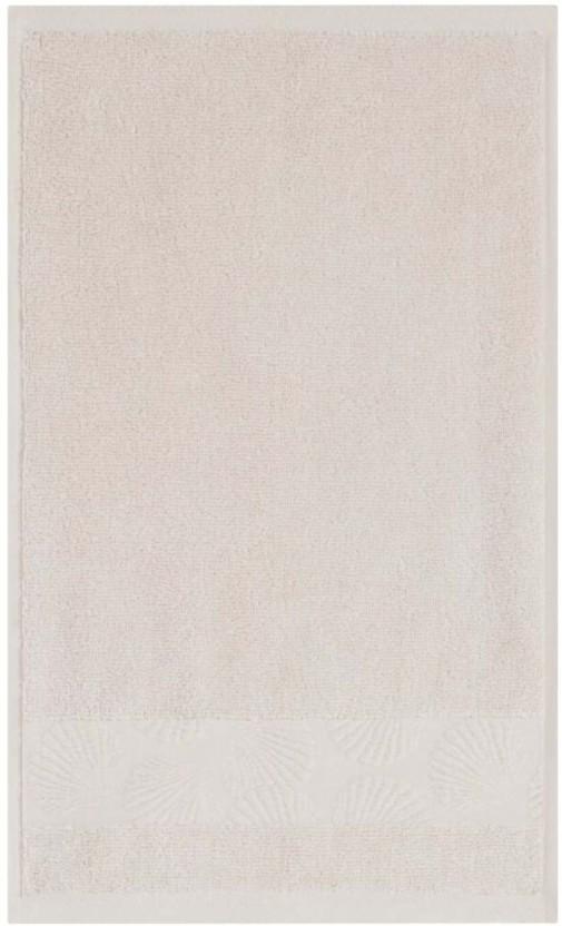 Home Living Cove Zero Twist Guest Towel Cotton Bath Towel (Sand White, 150 mm x 280 mm)