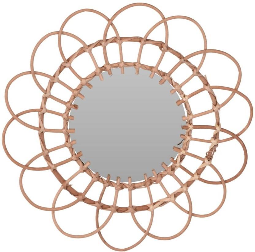 Excellent Houseware Flower Shape Decorative Mirror (Circular)