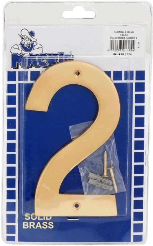 Mackie Brass Name Plate (Gold)