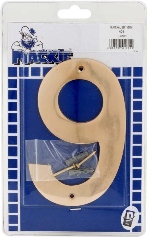 Mackie Brass Name Plate (Gold)