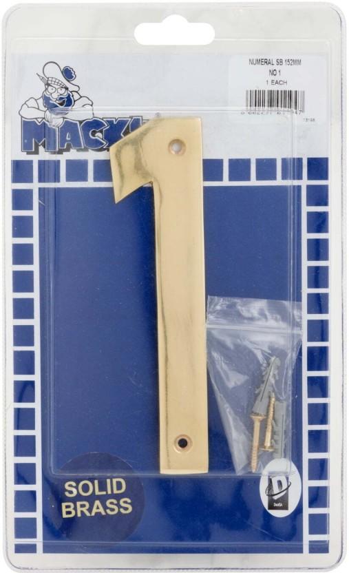 Mackie Brass Name Plate (Gold)