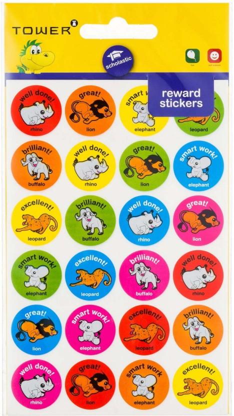 Tower 0.203 m Big 5 Motivation Stickers Non-reusable Sticker (Pack of 1)