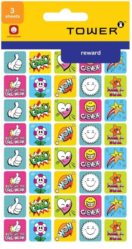Tower 0.203 m Glitter Stickers Non-reusable Sticker (Pack of 1)