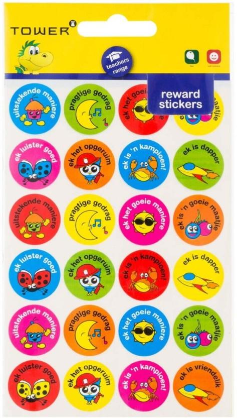 Tower 0.203 m Behaviour Stickers Non-reusable Sticker (Pack of 1)