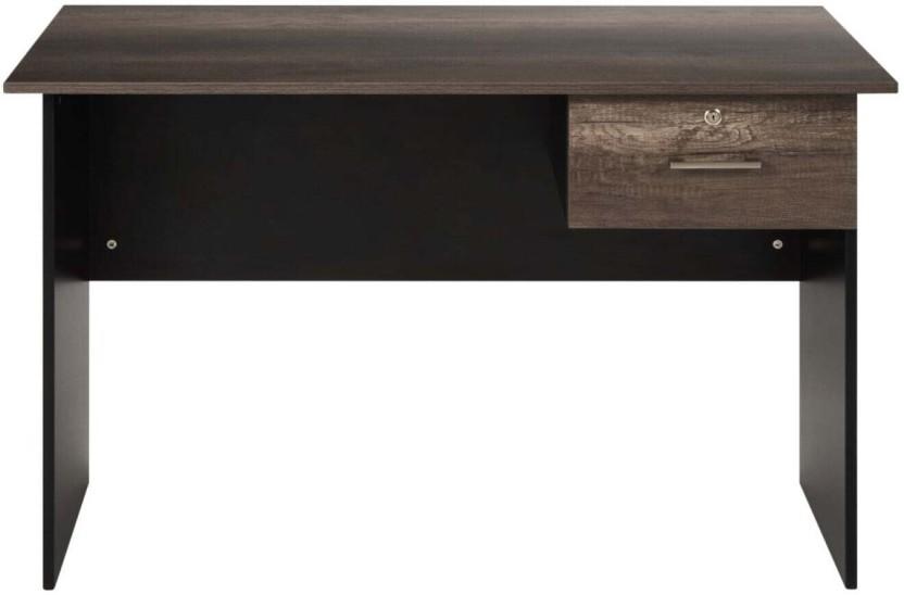 Student Desk Monument Oak Multipurpose Table (Finish Colour - Black, DIY(Do-It-Yourself))