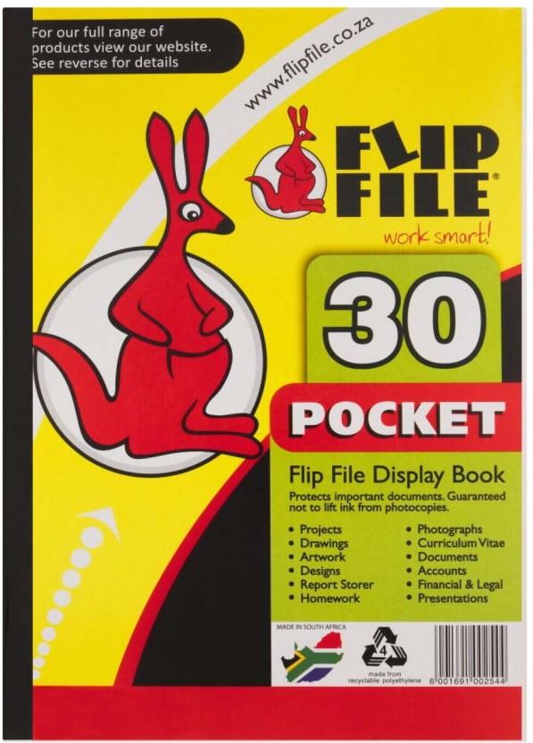 Flip File Polyethylene (Set of 1, Yellow)