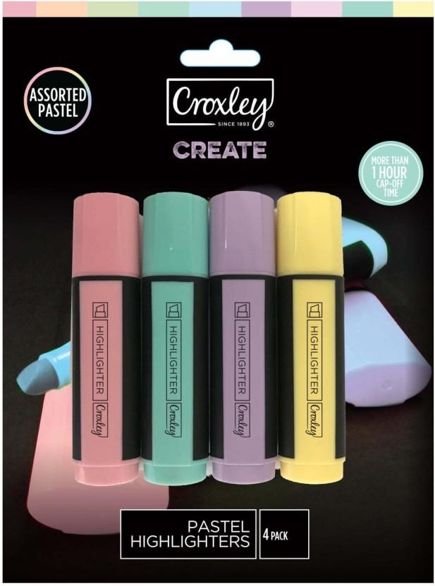 Croxley Create Pastel Highlighter (Multicolour)