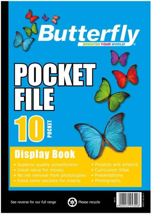 Butterfly Polyethylene (Set of 1, Multicolour)