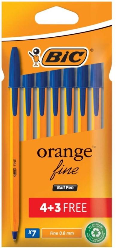 Bic Orange Ball Pen (Pack of 7, Blue)