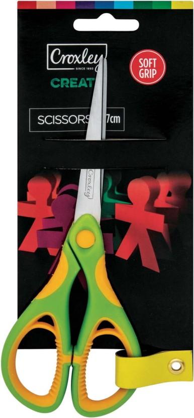 Croxley Create Soft Grip Scissors (Multicolor)