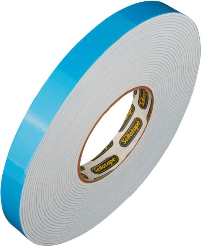 Sellotape Double Sided Mounting Tape Double Sided Hand-held Adhesive Tape Tape (Manual) (Set of 1, Blue)
