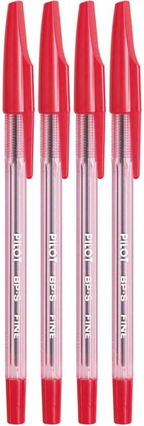 Pilot BP-S Ball Pen (Pack of 3, Red)