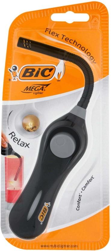 Bic Mega Flex Lighter Pocket Lighter (Black)