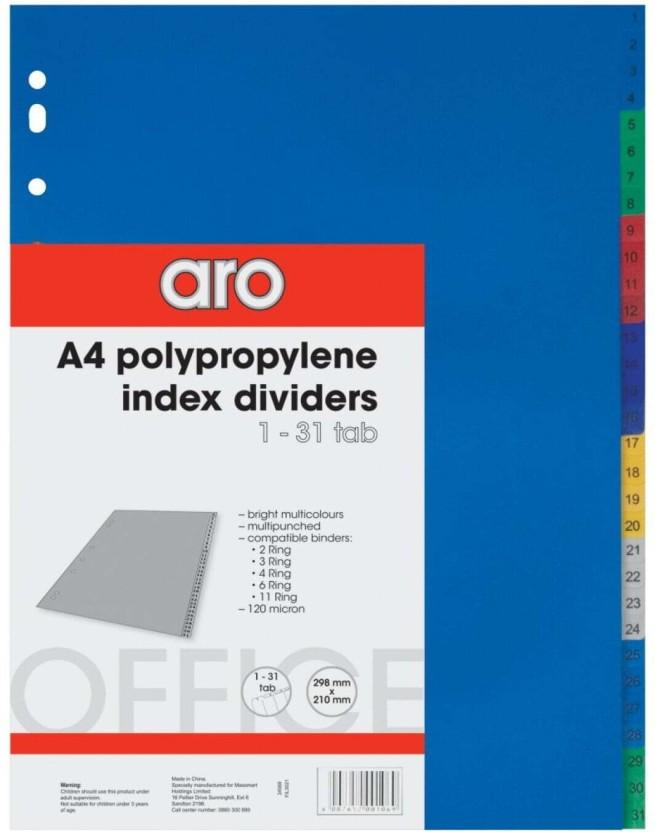 Aro Polypropylene (Set of 1, Multicolour)