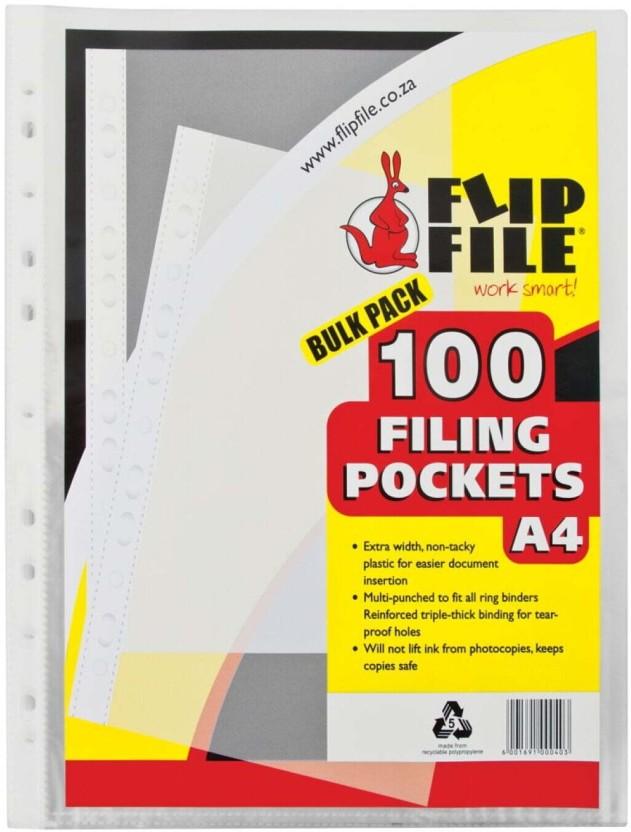 Flip File Polyethylene (Set of 1, Multicolour)