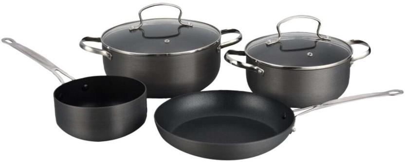 O2 Pots and Pans Non-Stick Coated PTFE (Non-stick) Cookware Set (6 - Piece)