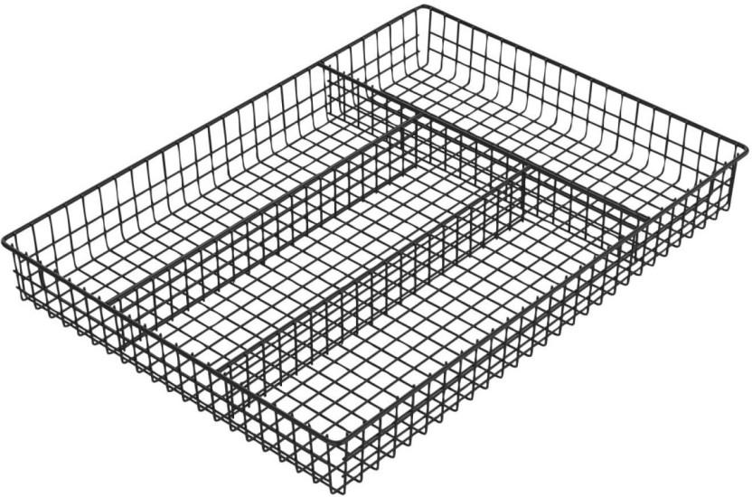 Primaries Chrome Cutlery Tray Aluminium Cutlery Set (Pack of 1)