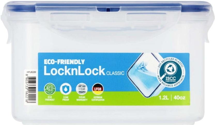 Lock & Lock Square Container 1 Containers Lunch Box (1200 ml, Thermoware)