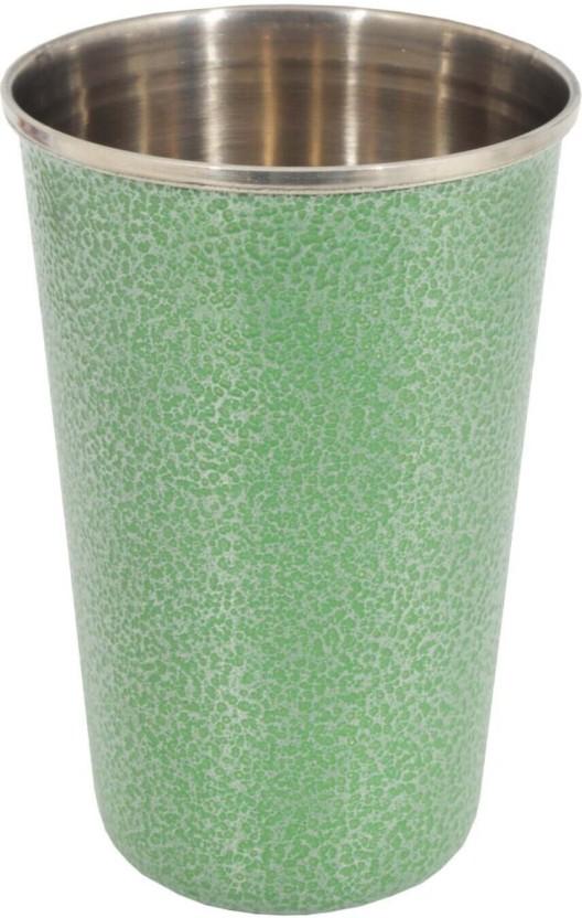 Moto Quip GECH02_14 Water/Juice Glass (330 ml, Green)