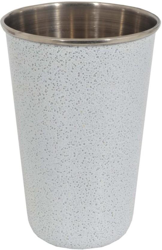 Moto Quip GECH02_8 Water/Juice Glass (375 ml, White)