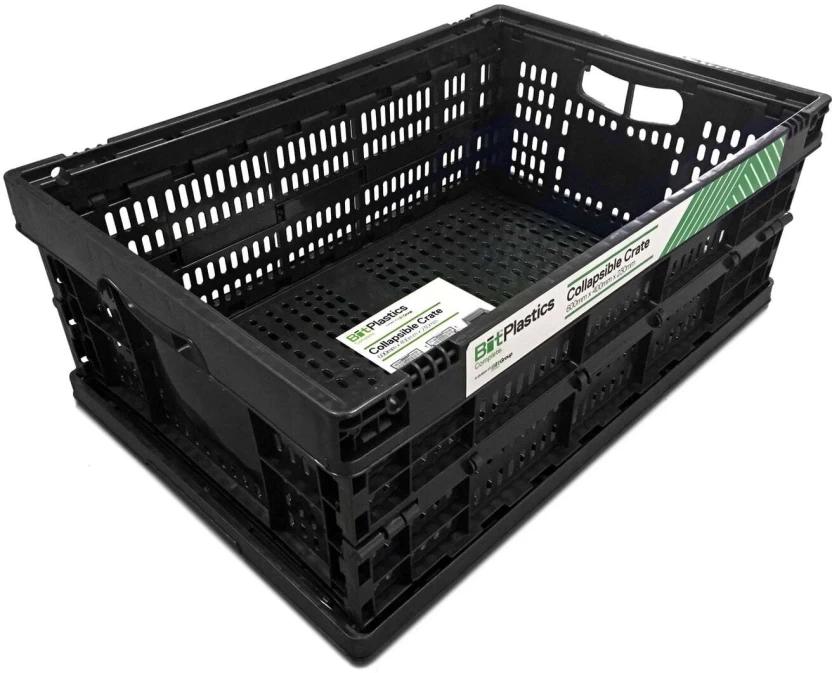 Plastic Collapsible crate Storage Basket (Pack of 1)