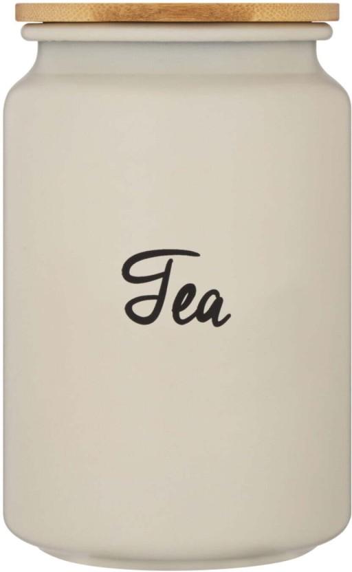 O2 Wooden Tea Coffee & Sugar Container  - 1300 ml (Beige)