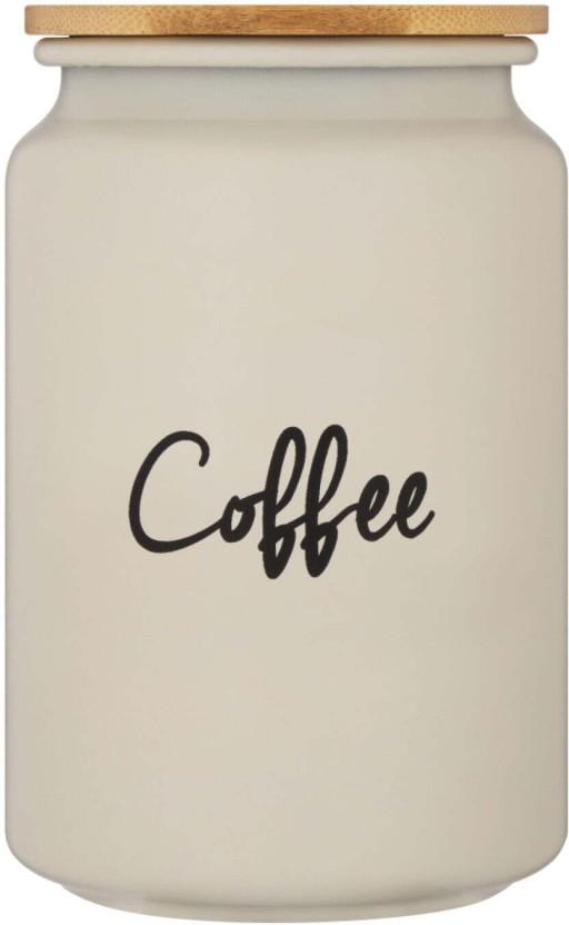 O2 Wooden Tea Coffee & Sugar Container  - 1850 ml (Beige)