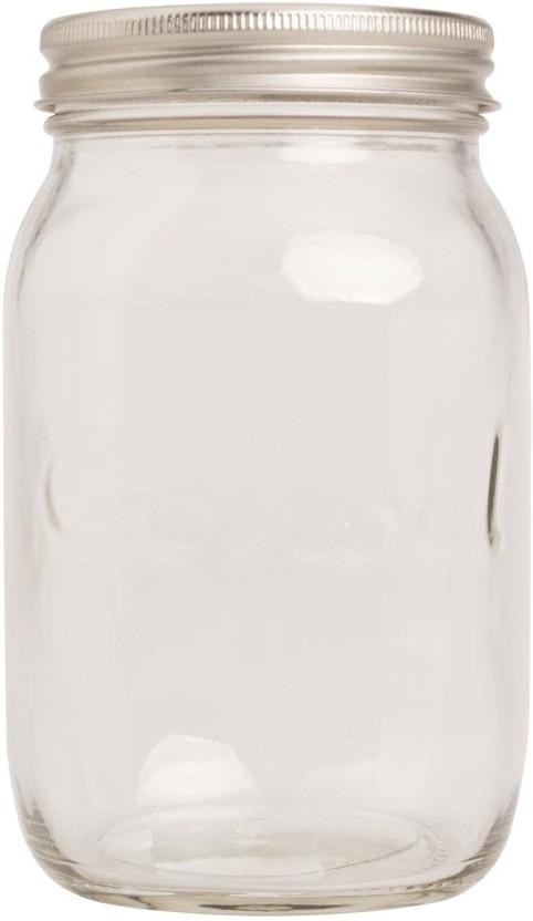Consol Glass Honey Jar  - 1 l (Beige)