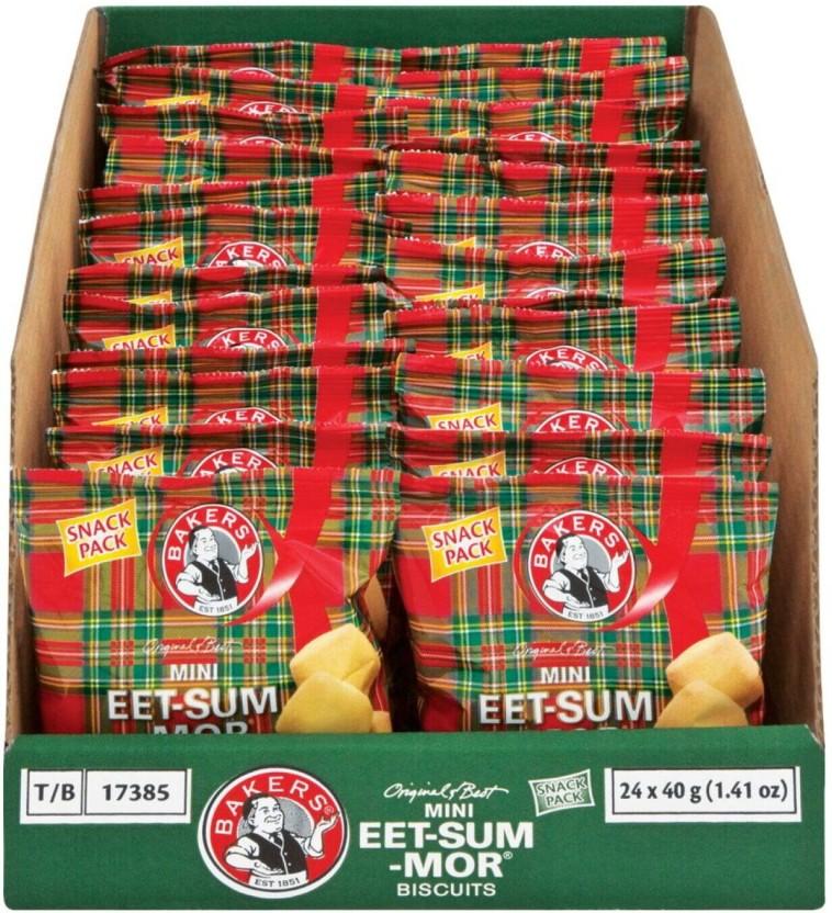 Bakers Eet-Sum Mor Mini Cracker Shortbread (960 g, Pack of 24)