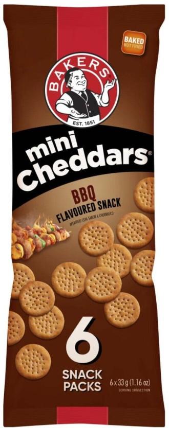 Bakers Mini Cheddars BBQ Flavoured Cookies (33 g)