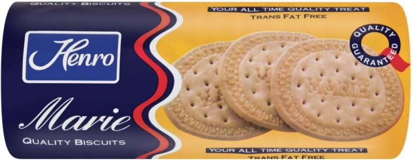 Henro Trans Fat Free Marie Biscuit (150 g, Pack of 12)