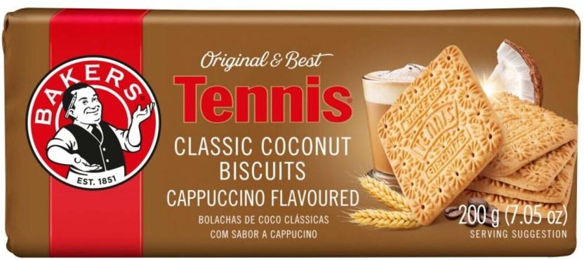 Bakers Tennis Cappuccino Flavoured Coconut Biscuit (200 g)