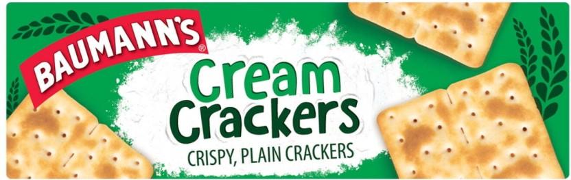 Baumann's Cream Crispy Crackers Plain Biscuit (200 g)