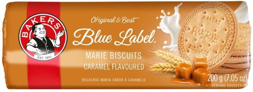 Bakers Blue Label Caramel Flavoured Marie Biscuit (200 g)