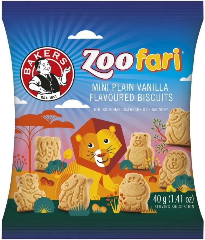 Bakers Zoofari Mini Biscotti (40 g)