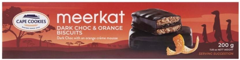Cape Cookies Dark Choc and Orange Cream Sandwich Biscuit (200 g)