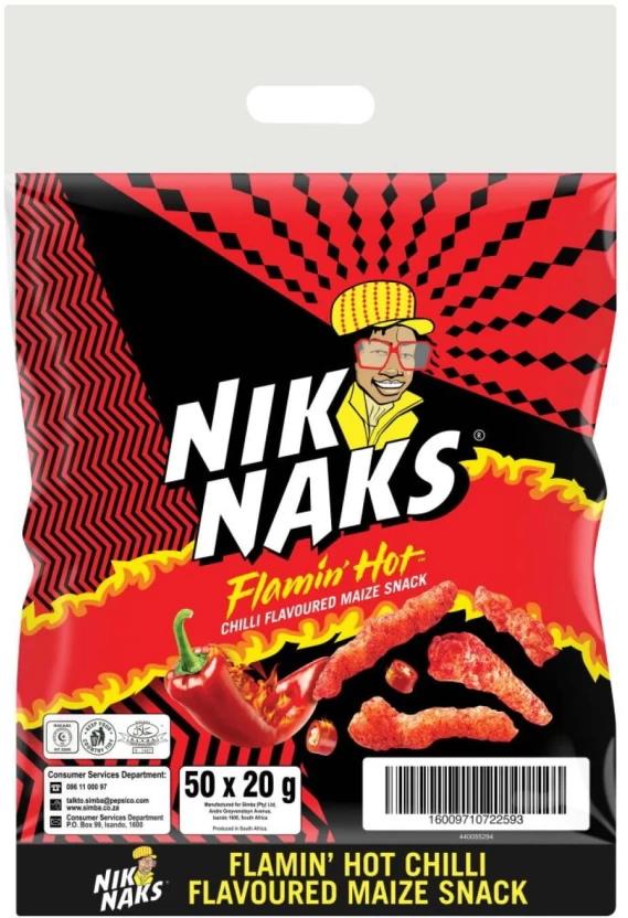 Simba Niknaks Maize Snack (50 x 20 g)